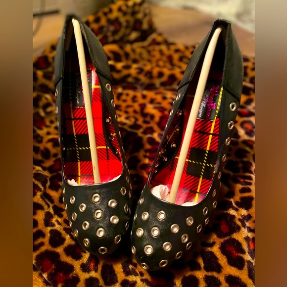 Abbey Dawn Holly Chart Topper Platform- Black  size 7 US NEW - Picture 7 of 16